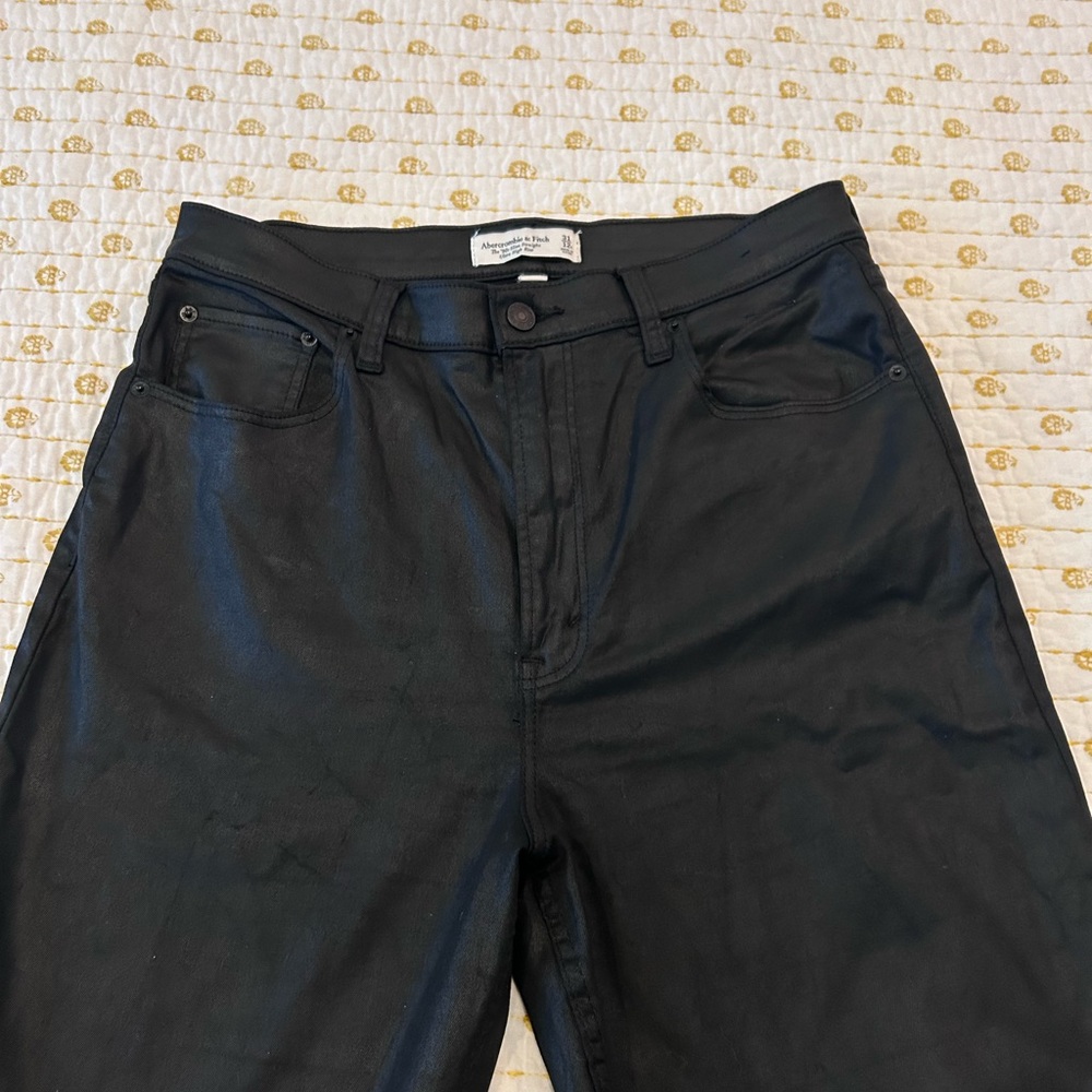 Abercrombie & Fitch Black Shine Jeans
